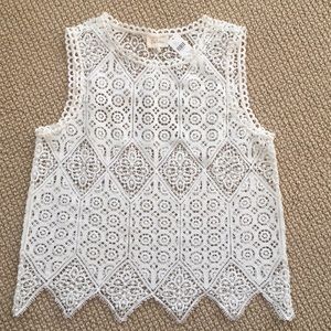 Anthropology lace shell